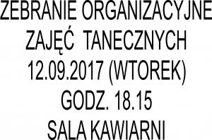Zebranie organizacyjne
